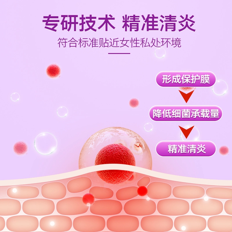 内廷上用 医用妇科凝胶 隔离细菌阻止病微生物定植宫颈炎阴道炎瘙痒糜烂疼痛阴部异味症状减少白带增多