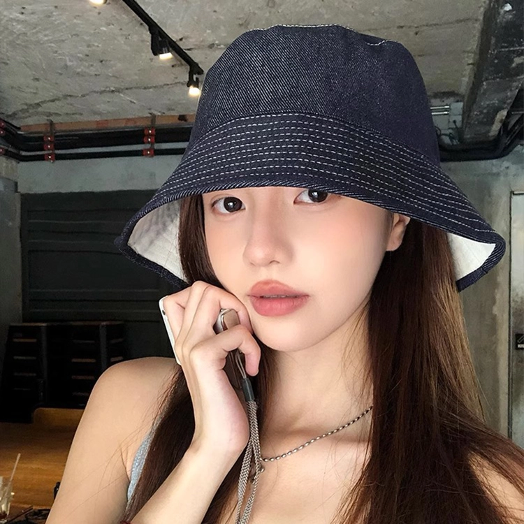 雅鹿优选 潮流简约百搭大帽檐显脸小 棉 渔夫帽 男女同款情侣款