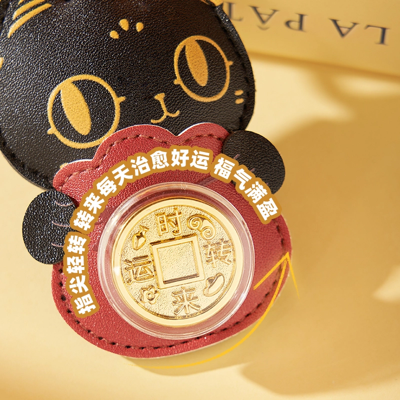 大英博物馆 巴斯特系列 时来运转 包挂 可爱 合成革 钥匙扣 男女同款情侣款