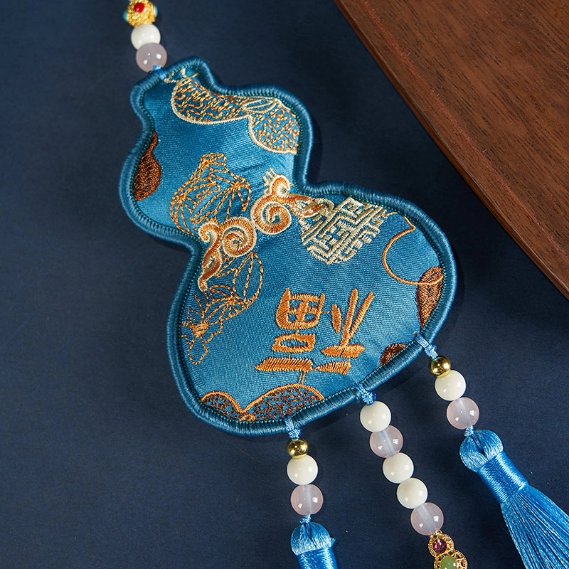 大英博物馆 东方梦境系列 纸鸢提花蒸蒸日上 福来运转国风随身  国风 新中式 聚酯纤维 挂件 男女同款情侣款