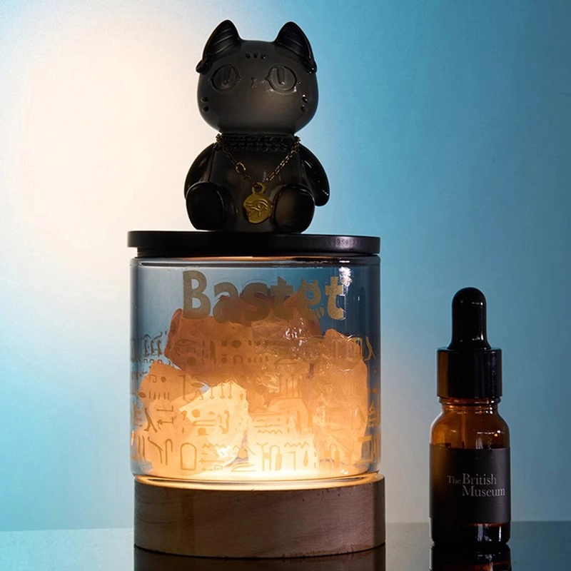 大英博物馆 盖亚·安德森猫和她的朋友们系列 晶石香薰灯 摆件 香氛礼盒