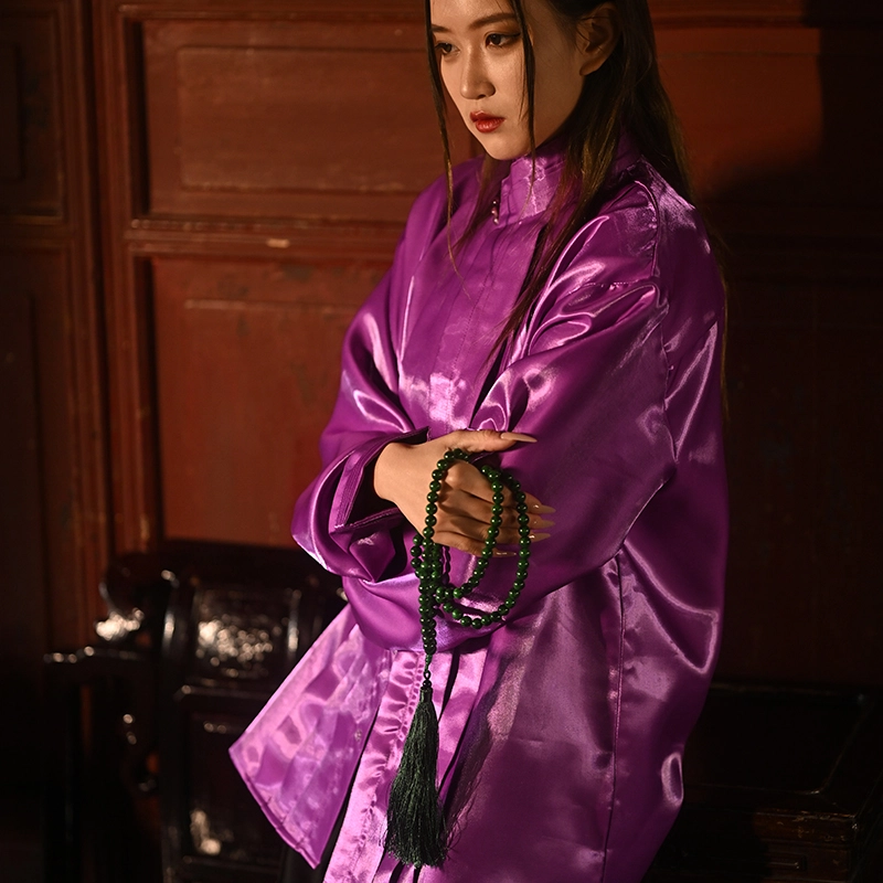 三省六部 纯色宽松薄款长袖衬衫 男女同款