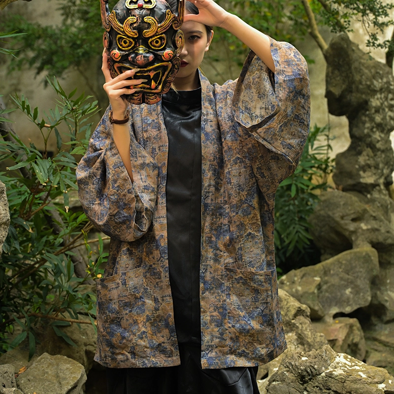 三省六部 敦煌·壹超薄新中式复古道袍汉服 男女同款 图片色