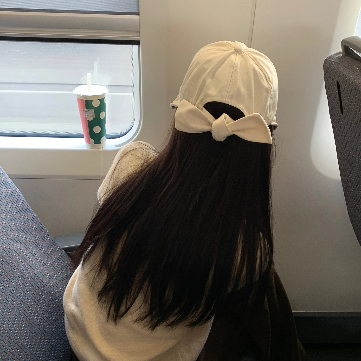 八小万 蝴蝶结遮阳防紫外线大帽檐防晒 棉 渔夫帽 女款