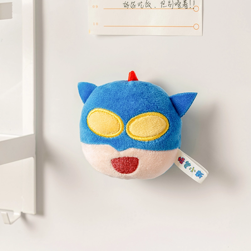 歪瓜出品 蜡笔小新 大头毛绒磁吸 可爱丑萌 生日佳品 睡觉抱枕 谷圈冰箱贴