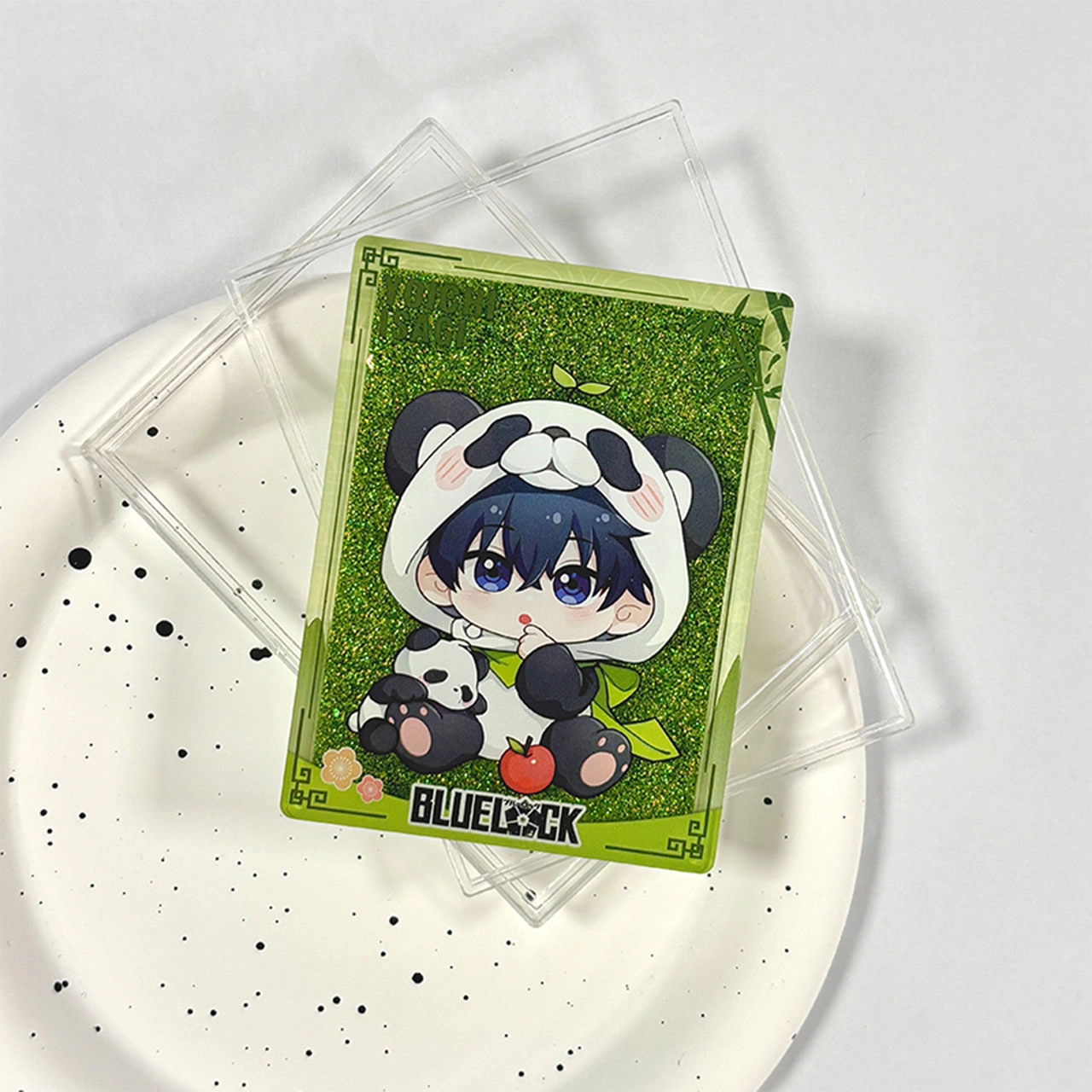 歪瓜出品 蓝色监狱/蓝锁 熊猫系列 流沙麻将可爱周边摆件 亚克力立牌