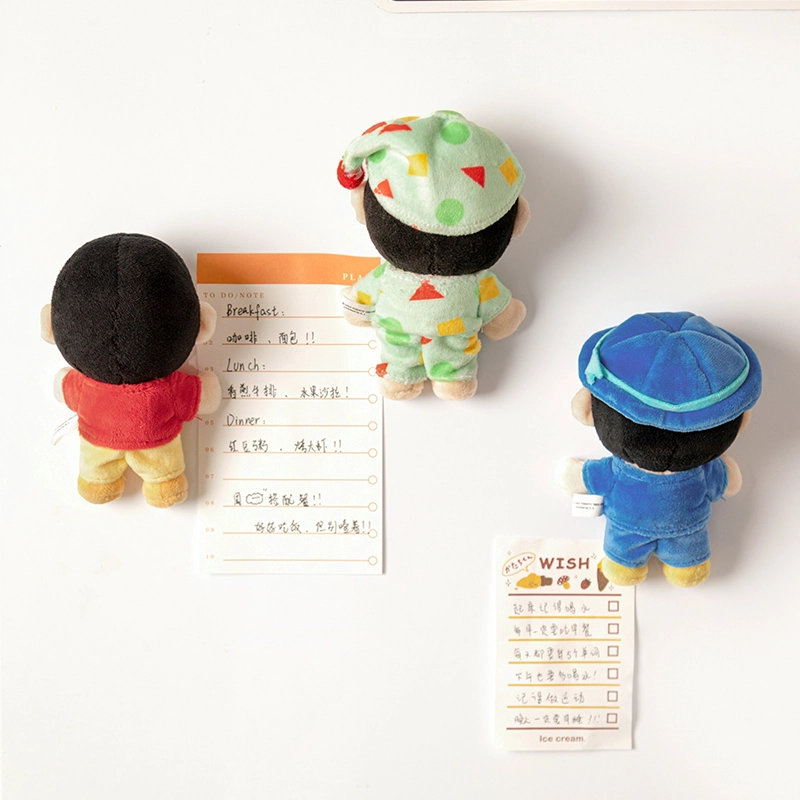 歪瓜出品 蜡笔小新角色 毛绒玩偶 卡通动漫 谷圈冰箱贴