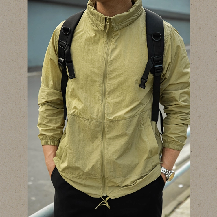 唔刃 美式工装休闲轻薄连帽防晒服 男款