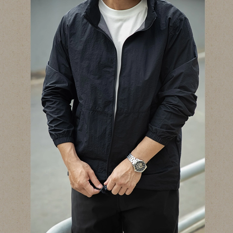 唔刃 美式工装休闲轻薄连帽防晒服 男款