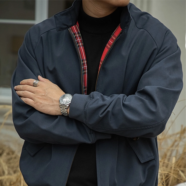唔刃 舒适百搭简约时尚长袖夹克外套 男款