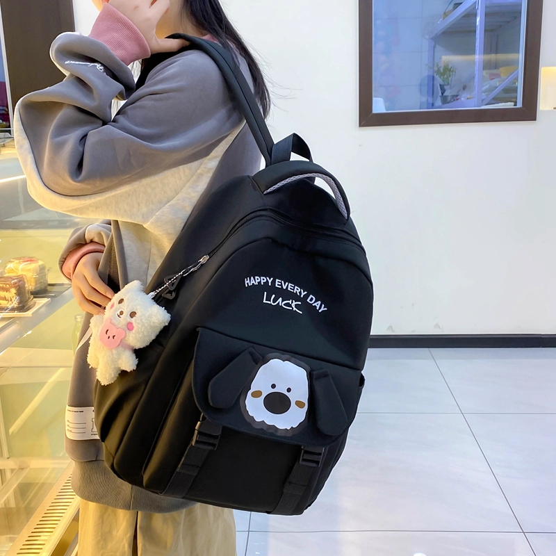 度森袋鼠 卡通小狗休闲 尼龙 组合装 女款 多色