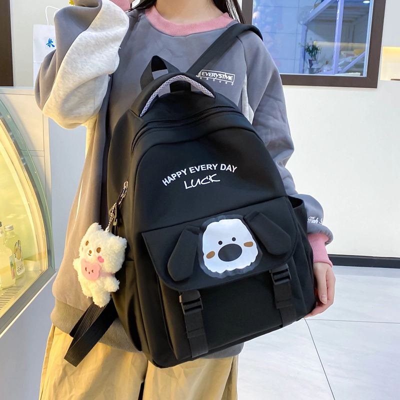 度森袋鼠 卡通小狗休闲 尼龙 组合装 女款 多色