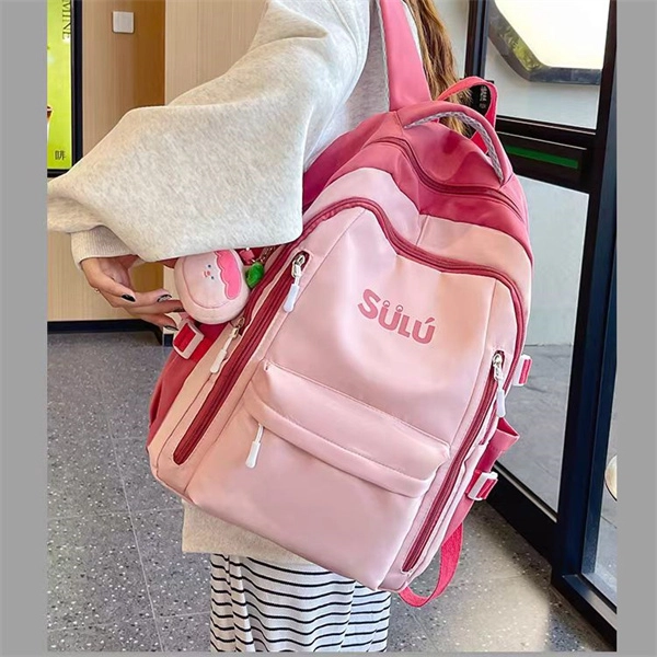 度森袋鼠 大学生背包 背包轻便百搭书包大学生 尼龙 双肩包  男女同款情侣款 多色