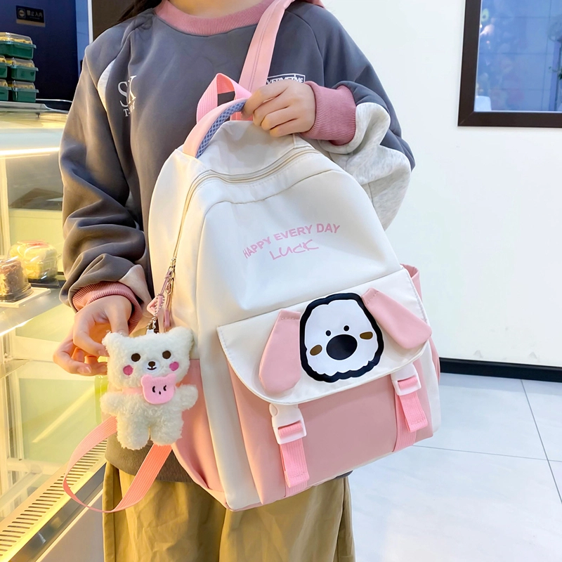 度森袋鼠 卡通小狗休闲 尼龙 组合装 女款 多色