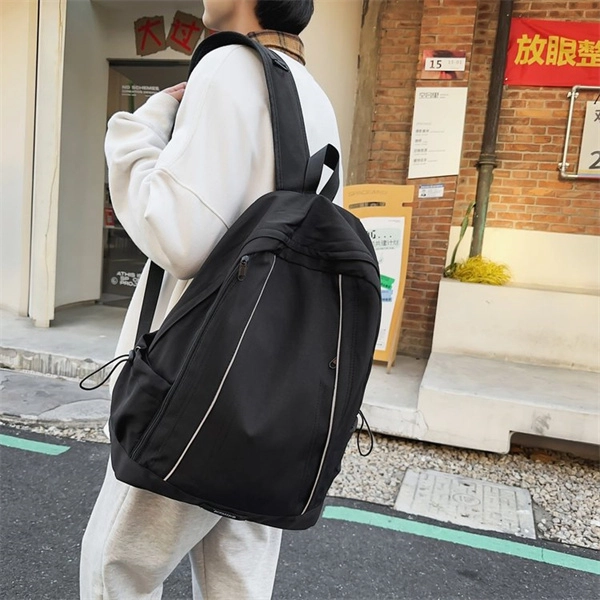 度森袋鼠 大容量设计感撞色旅行通用轻便 尼龙 双肩包 常规 男女同款情侣款 多色