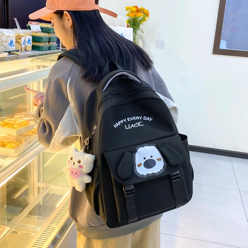 度森袋鼠 卡通小狗休闲 尼龙 组合装 女款 多色