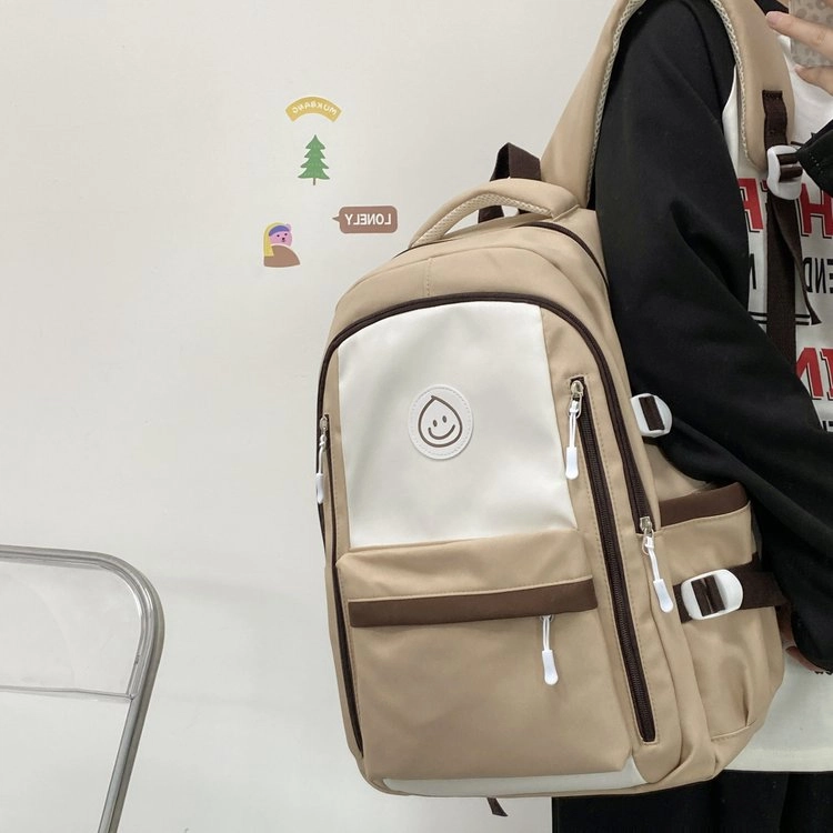 度森袋鼠 高颜值大容量小众洋气轻便气质背包 尼龙 双肩包 男女同款情侣款 多色