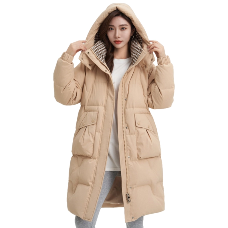 雅鹿 保暖抗寒时尚极简纯色舒适极寒户外羽绒服 女款