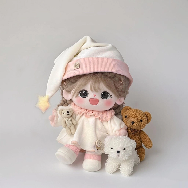蒙小仔 棉花娃娃衣服可爱睡衣套装公仔换装（仅衣服） 陪伴安抚 玩偶周边