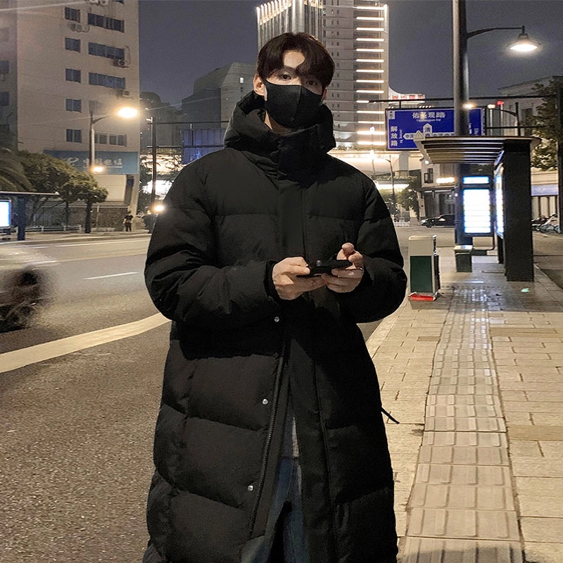 雅鹿 青少年纯色加厚氛围感保暖宽松休闲百搭羽绒服 男女同款