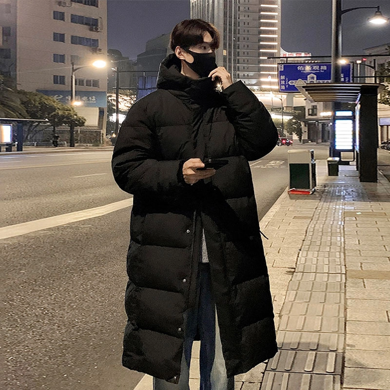 雅鹿 青少年纯色加厚氛围感保暖宽松休闲百搭羽绒服 男女同款