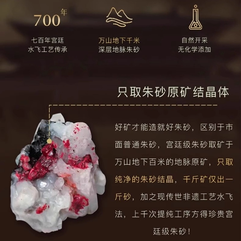亮晶缘 新中式国潮民族风 复古经典时尚百搭小众设计喜气天然 朱砂 耳钉 女款