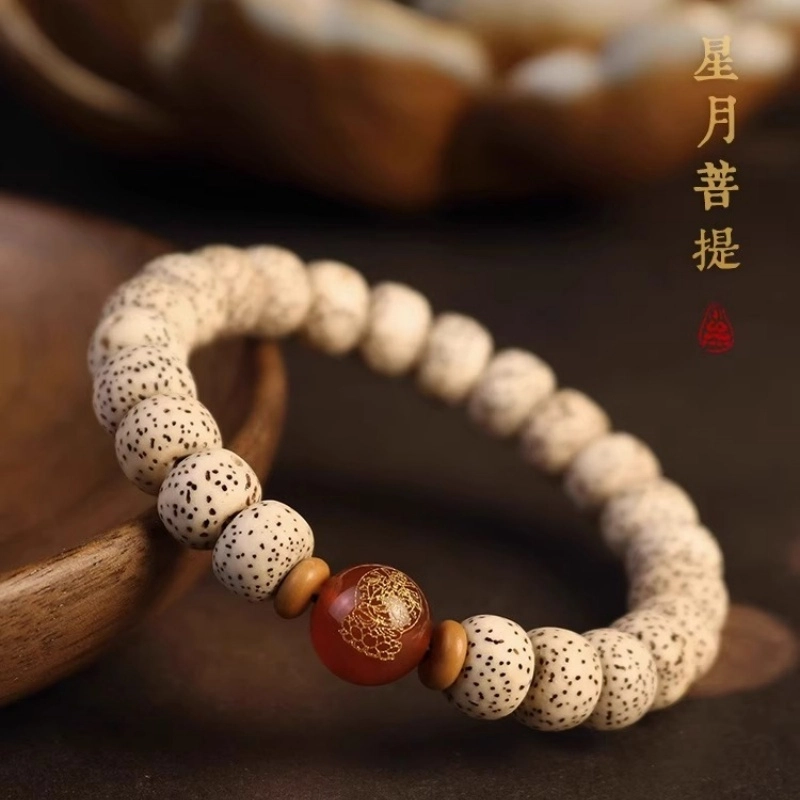 亮晶缘 新中式 国潮复古十二生肖守护神佛珠念珠  气质百搭 星月菩提 手串 男女同款情侣款