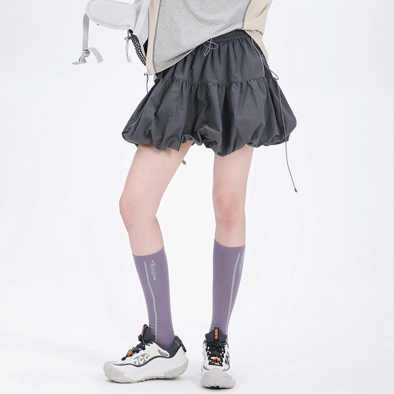 吉业重工 拼接百褶蓬蓬通勤休闲短裙 女款