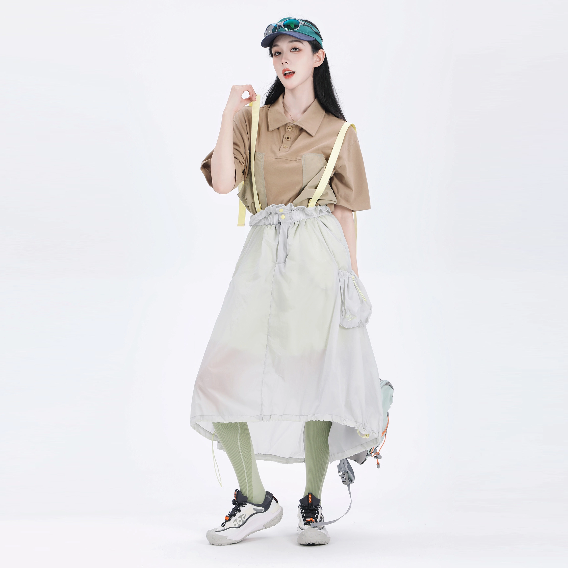 吉业重工 优雅时尚舒适气质百搭吊带连衣裙 女款
