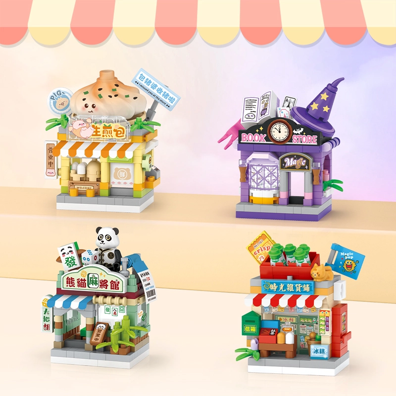 LOZ diy 140180150190pcs LOZ8825-8828