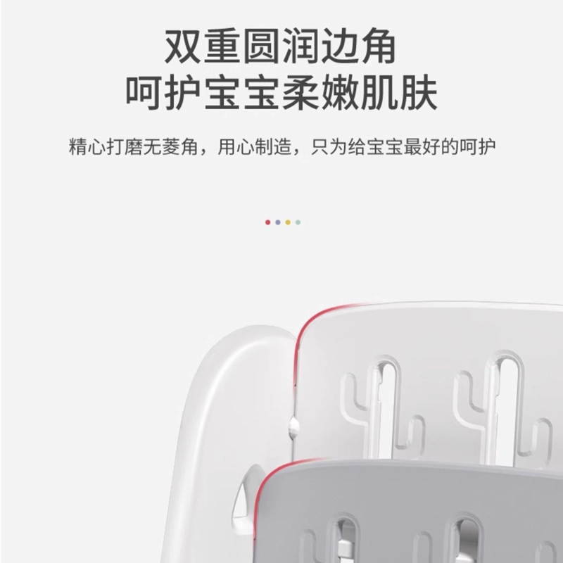 曼龙 儿童书架绘本架  收纳架子储物柜二合一书架 早教益智玩具