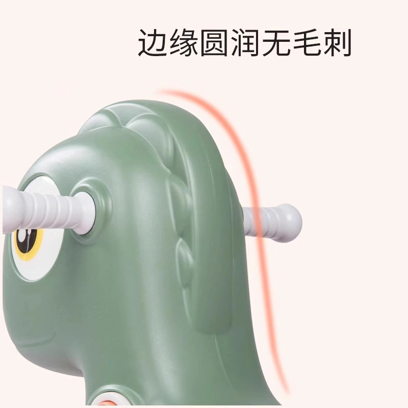 曼龙 摇摇马两用车 小木马 早教益智玩具