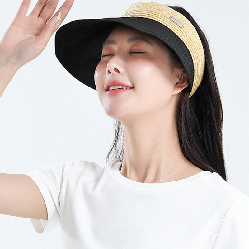 匹克 运动户外 骑行 旅游 空顶 可调节便携 可卷 大帽檐 聚酯纤维 防晒帽 男女同款情侣款