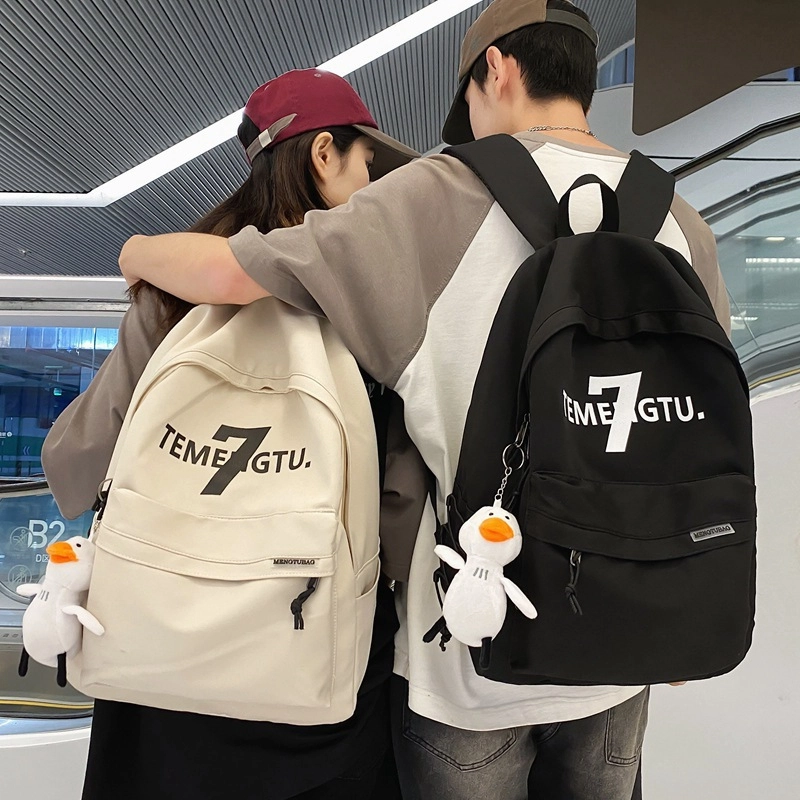 爱尔绅特 潮流简约时尚百搭高级感 尼龙 双肩包 常规 男女同款情侣款 多色