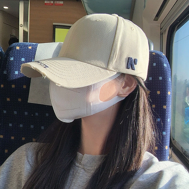 佩洛依 显脸小字母时尚百搭立体刺绣户外出行遮阳防晒 聚酯纤维 鸭舌帽 男女同款情侣款