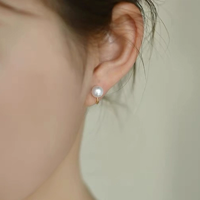 品彩 小巧精致 轻奢气质高级感 淡水珍珠 耳夹 女款