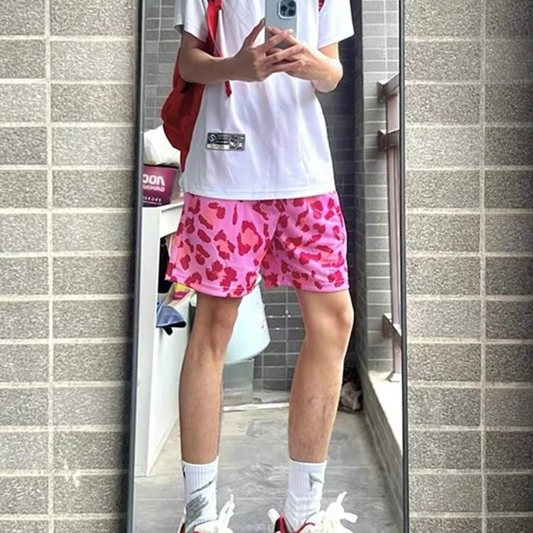 极限涡轮 不过膝运动篮球透气网眼跑步百搭潮裤休闲短裤 男女同款