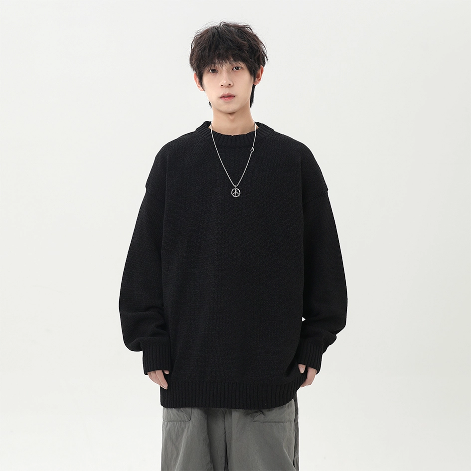 极限涡轮 美式街头潮流时尚潮牌休闲打底针织衫 男女同款