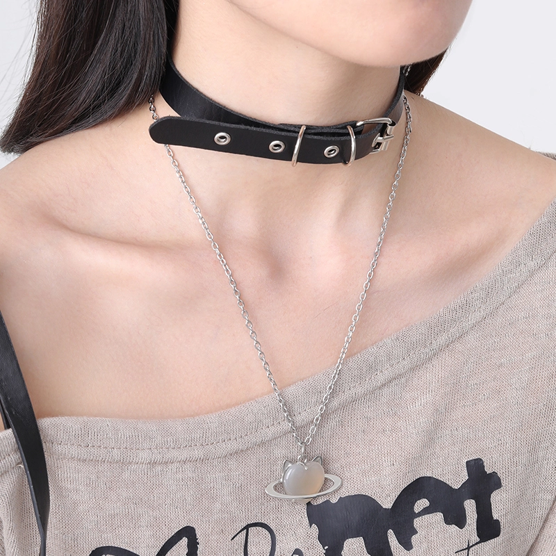 PEACE CAT y2kchoker