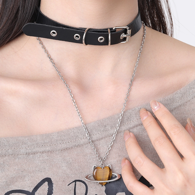 PEACE CAT y2kchoker