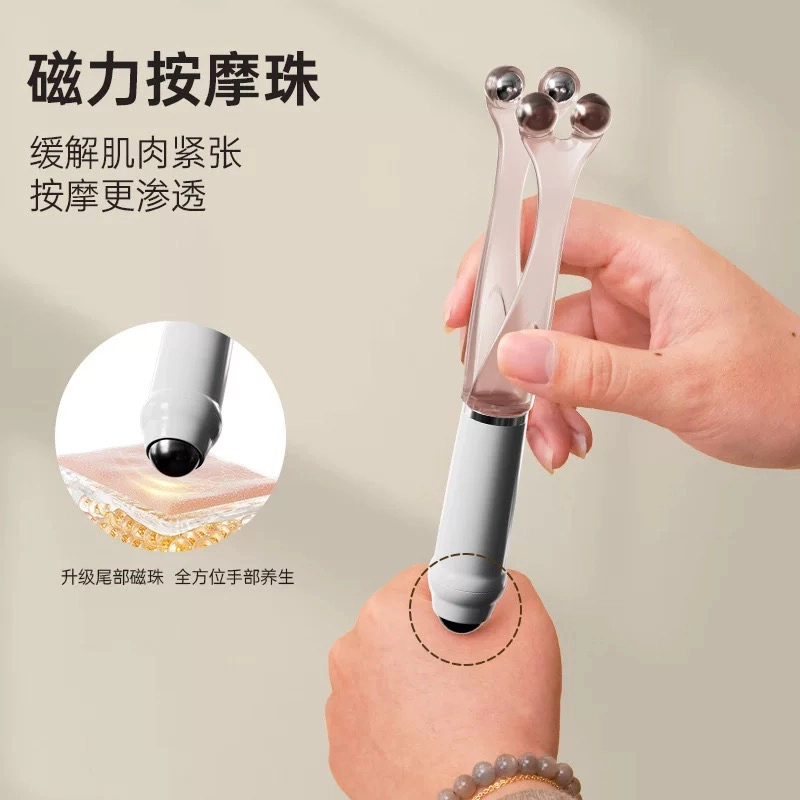 简应舒 多功能手指按摩器手关节滚轮式手部按摩仪缓解疲劳舒缓压力小巧 美体工具