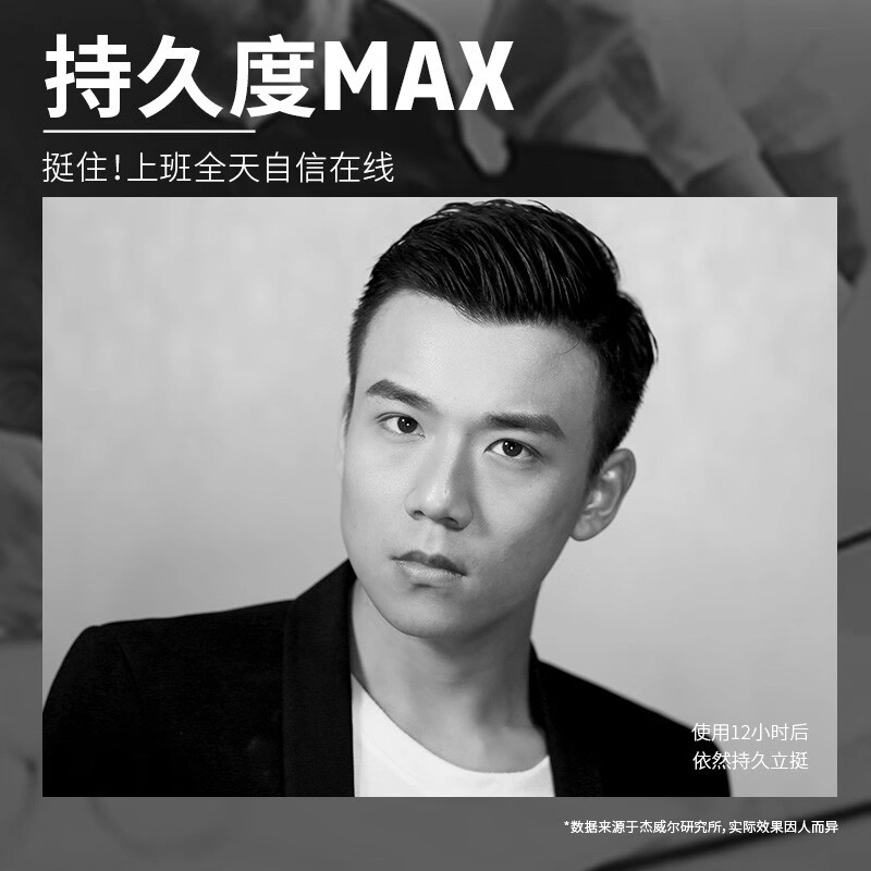 杰威尔 炫亮质感造型发蜡 提亮毛发持久自然立体发色亮泽