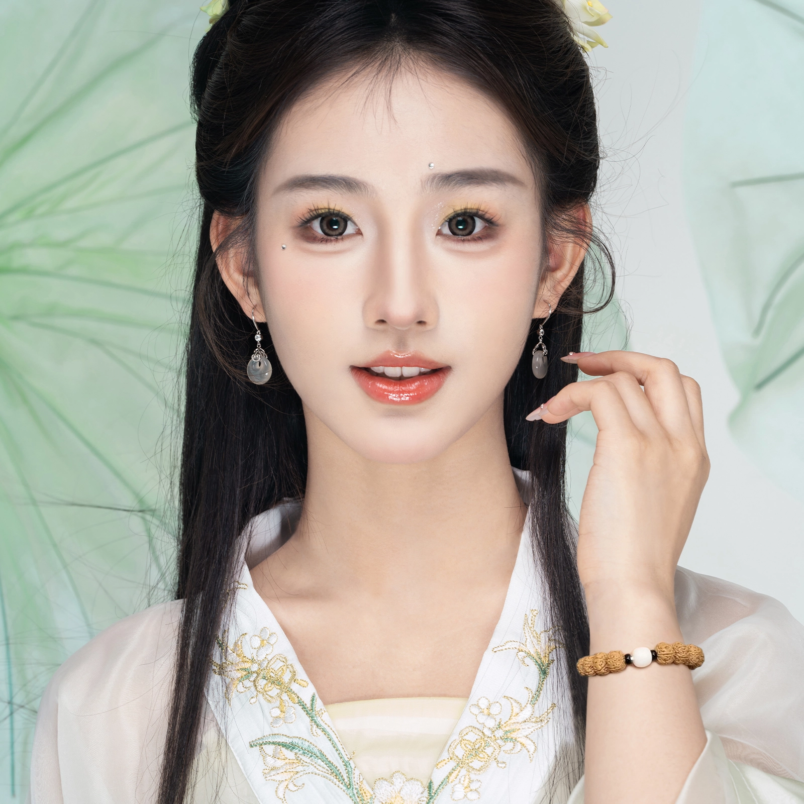 老银坊 国风平安纳福文玩盘串 佛系静心如意顺遂盘玩 好运 金刚菩提 手串 男女同款情侣款