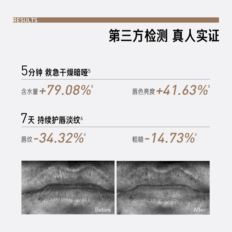 毕生之研 淡纹修护润唇膏 补水保湿滋润唇部精华