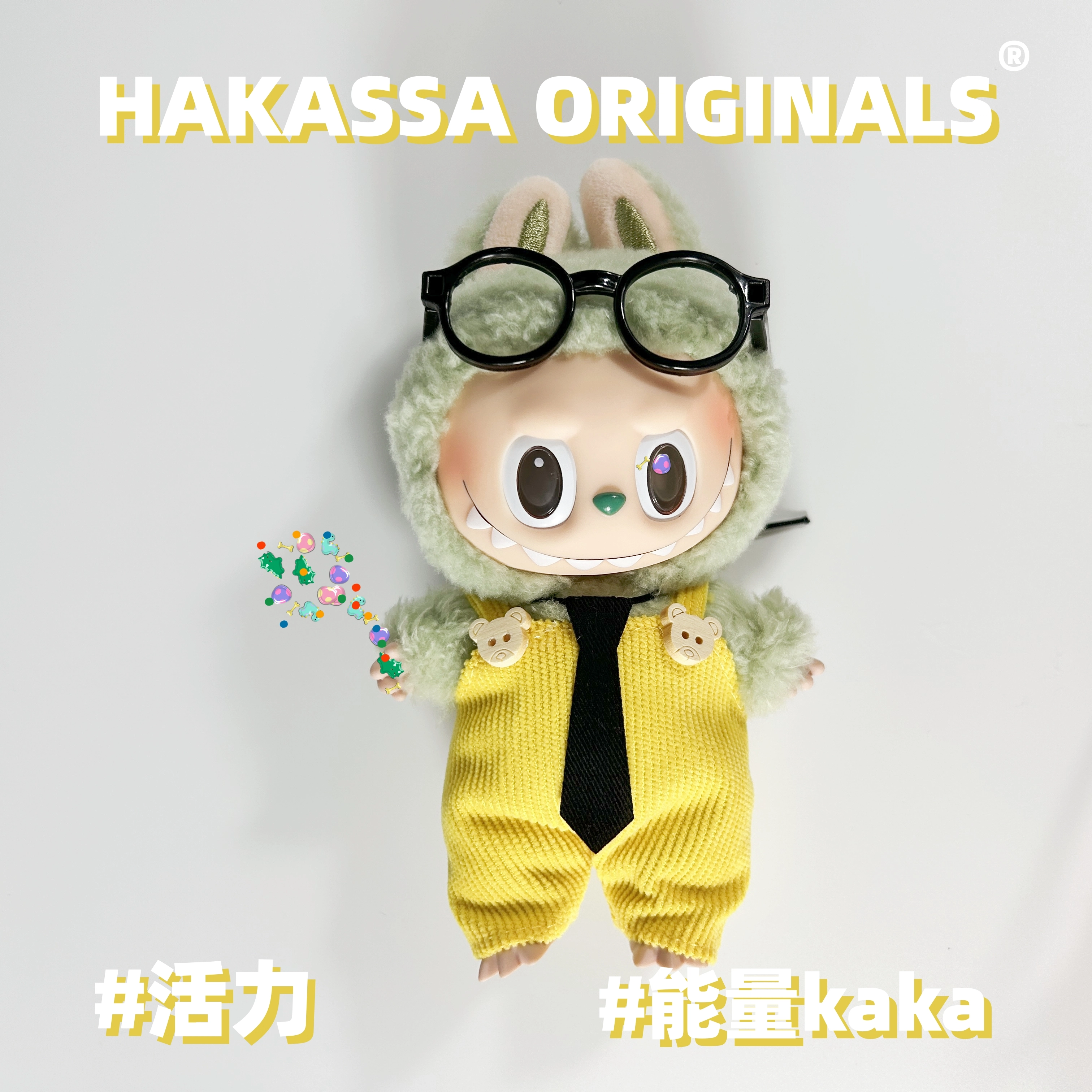HAKASSA ORIGINALS labubu 3.0DIY lo IP