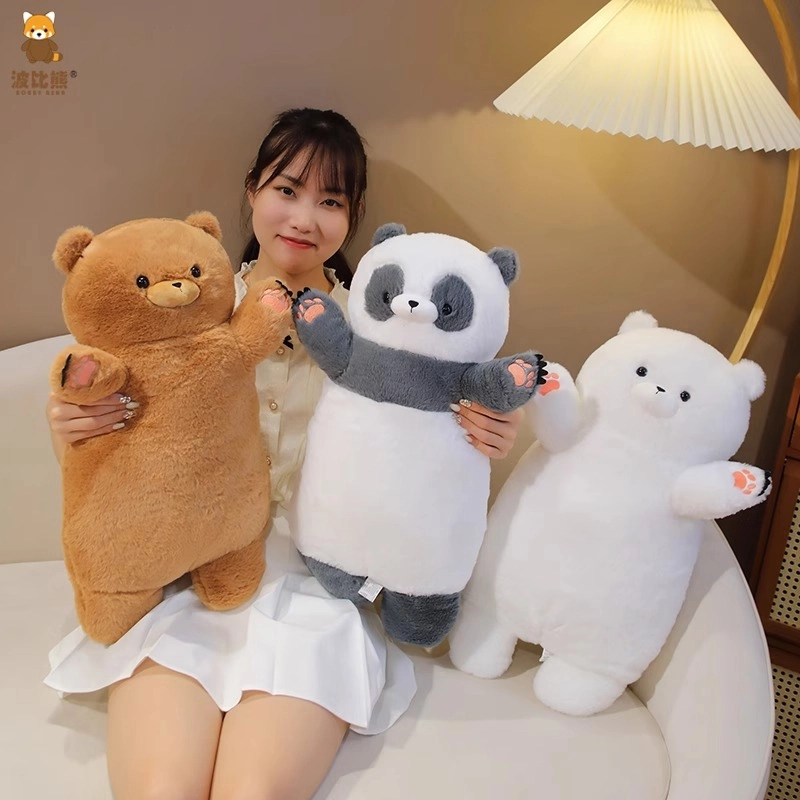 波比熊 软萌可爱熊猫 北极熊 玩偶 毛绒公仔