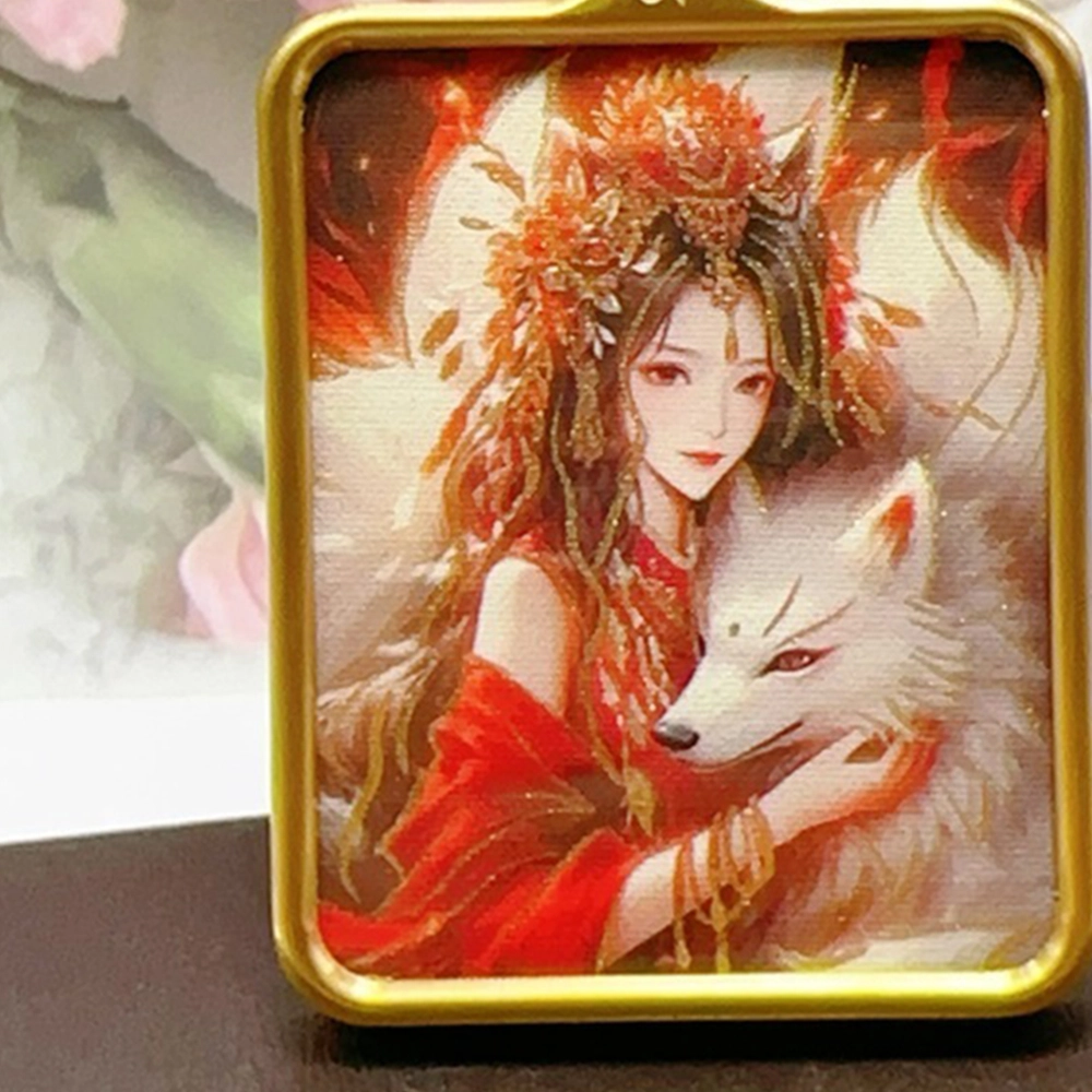 【财源滚滚都有路】 睦珦 锦上添花 佳偶天成 九尾狐唐卡诸事顺利 福禄吉祥月老赐福旺桃花#好运 合金 项链 男女同款情侣款