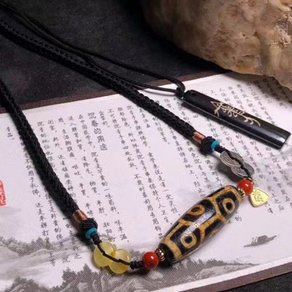 睦珦 偶遇佳侣 新中式国潮藏式民族风 招财转运路路通 #好运 玛瑙 项链 男女同款情侣款