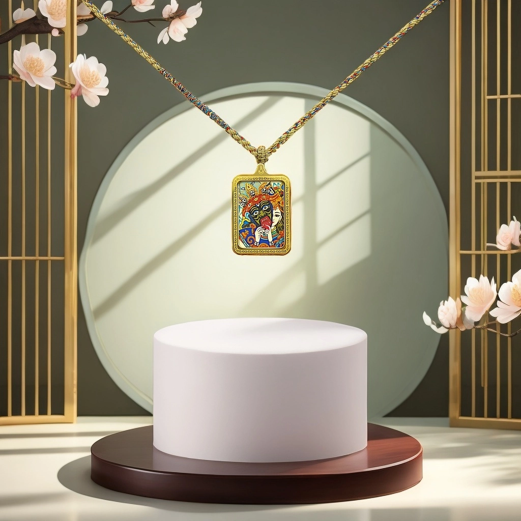 睦珦 时来运转 前世今生仙万事顺利年年红诸事顺利 福禄吉祥小众#好运 合金 项链 男女同款情侣款