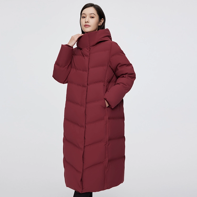 波司登 高端正品纯色常规长袖通勤羽绒服 女款